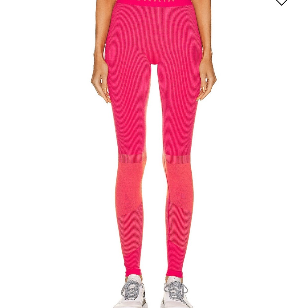 Nagnata Hot Pink Neon Pink Merino Wool Leggings XS/S